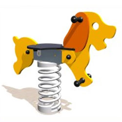 Bập bênh nhún lò xo cao cấp đơn cún con ZK139-51