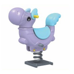 Bập bênh nhún lò xo đơn hà mã ZK139-28