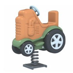 Bập bênh nhún lò xo đơn xe 4 bánh ZK139-36