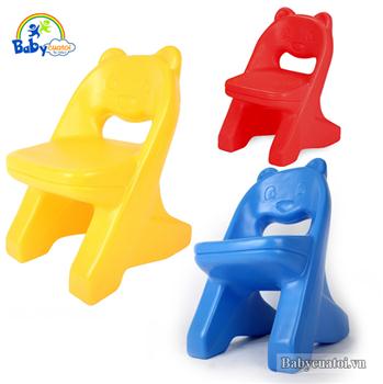 Ghế nhựa Hàn Quốc gấu đáng yêu HN469