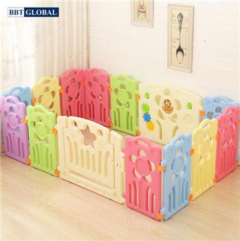 Quây bóng 14 cạnh sắc màu có đồ chơi cho bé BR9501-14