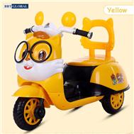 Xe máy điện trẻ em mèo con màu vàng BBT Global BBT-669V
