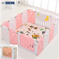 Quây bóng gập gọn BBT GLobal 14 cạnh hồng BR9505-14H