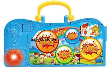 Đàn organ cho bé gập màu xanh BBT Global BB388X