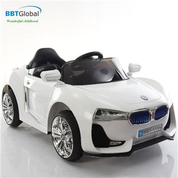Ô tô điện trẻ em 2 động cơ BMW siêu HOT màu trắng BBT-1199T