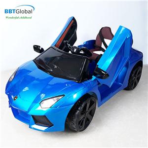 Ô tô điện trẻ em Lamborghini màu xanh phun sơn BBT-6565XS