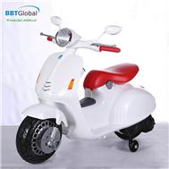 Xe máy điện Vespa trẻ em cao cấp BBT-666 màu trắng