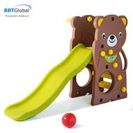 Cầu trượt Hàn Quốc gấu có ném bóng rổ CHD160