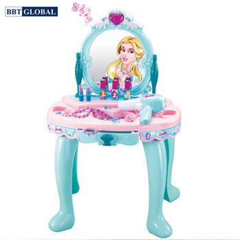 Bàn trang điểm màu xanh ngọc cho bé 008-905
