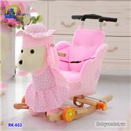 Bập bênh bông BBT Global cao cấp 3 trong 1 cún con RK-603