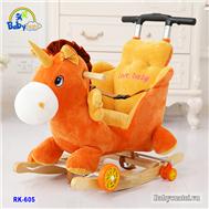 Bập bênh bông BBT Global cao cấp 3 trong 1 ngựa con RK-605