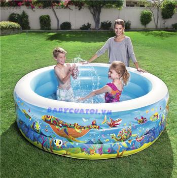 Bể bơi phao tròn đại dương 1m96 Bestway 51122