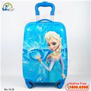 Vali trẻ em bé gái nữ hoàng băng giá 18 inch VL18-G1