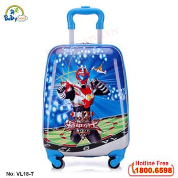 Vali trẻ em bé trai hình siêu nhân 18 inch VL18-T1