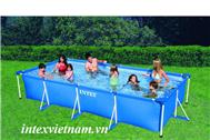Bể bơi khung kim loại chữ nhật INTEX 28273