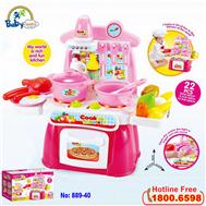 Bộ đồ chơi nấu ăn có lò nướng Cook Happy 889-40