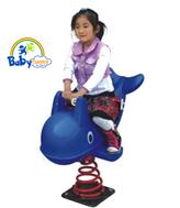 Bập bênh nhún lò xo đơn cá heo nhập khẩu ZK139-1