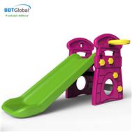 Cầu trượt lâu đài Hàn Quốc có ném bóng rổ CHD107