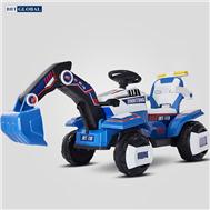 Ô tô điện trẻ em cần cẩu màu trắng BBT-1188T