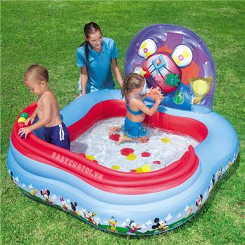 Bể bơi phao có đồ chơi Disney Bestway 91015
