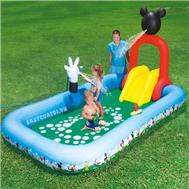 Bể bơi phao cầu trượt chuột Mickey Bestway 91016