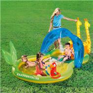 Bể bơi phao cầu trượt hươu cao cổ Bestway 53060