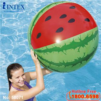 Bóng hơi dưa dấu khổng lồ 107cm INTEX 58071