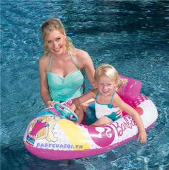 Phao bơi thuyền Barbie cho bé Bestway 93204