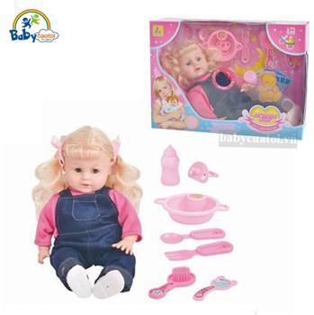 Đồi chơi búp bê 51cm thân mềm có nhạc KT5300E