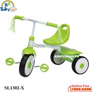 Xe đạp ba bánh có giỏ đựng đồ màu xanh SL1302-X