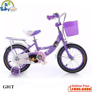 Xe đạp trẻ em nhập khẩu mầu tím BBT Global G01T