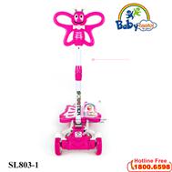 Xe scooter con bướm 2 càng có nhạc SL803-1