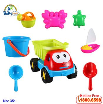 Đồ chơi xúc cát ô tô và dụng cụ 351
