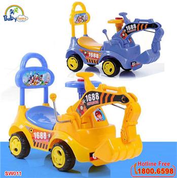 Xe chòi chân cần cẩu cho bé SW011