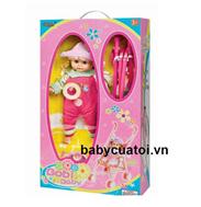 Đồ chơi búp bê có xe đẩy BBT Global 2861