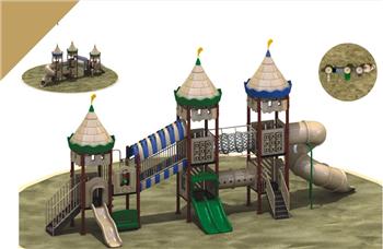 Cầu trượt liên hoàn cao cấp nhập khẩu BG135-1