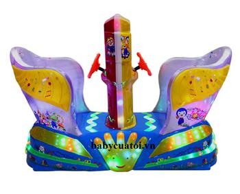 Nhún điện nhập khẩu ghế ngồi đôi NDNK-1068