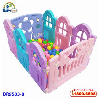 Quây bóng 8 cạnh BBT Global có đồ chơi cho bé BR9503-8