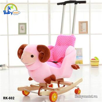 Bập bênh bông BBT Global cao cấp 3 trong 1 chú cừu RK-602