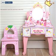 Đồ chơi bàn trang điểm gỗ cao cấp (không kèm ghế) JYNC006