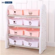 Giá kệ đơn để đồ chơi và đồ dùng cho bé màu hồng SH9603