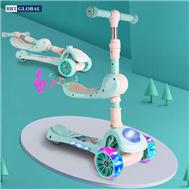 Xe trượt Scooter BBT Global 2 trong 1 SK1306 màu xanh lá