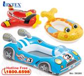 Phao bơi cho bé - Phao bơi phi thuyền, cá và ô tô INTEX 59380