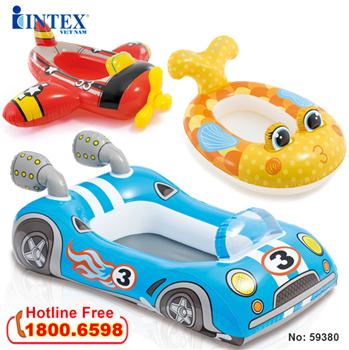 Phao bơi cho bé - Phao bơi phi thuyền, cá và ô tô INTEX 59380