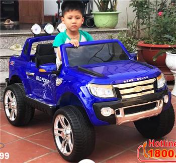 Ô tô điện trẻ em dáng bán tải Ford sơn xanh BBT-2899BS-X