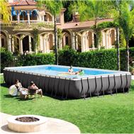 Bể bơi khung kim loại chịu lực 9m75 có máy lọc INTEX 26372