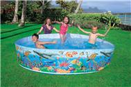 Bể bơi phao lắp dựng hình đại dương 2m44 intex 58472