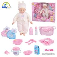 Đồ chơi búp bê đi học và đi ăn KT4200G