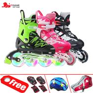 Giày trượt patin Cougar 4 bánh phát sáng MZS835LQS