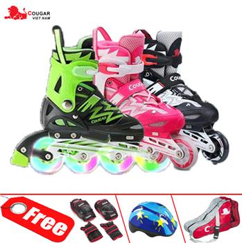 Giày trượt patin Cougar 4 bánh phát sáng MZS835LQS